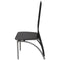 vidaXL - Eetkamerstoelen - 4 - st - kunstleer - zwart