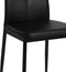 vidaXL - Eetkamerstoelen - 4 - st - kunstleer - zwart
