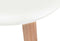 vidaXL - Eetkamerstoelen - 4 - st - kunststof - wit