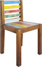 vidaXL - Eetkamerstoelen - 4 - st - massief - gerecycled - hout
