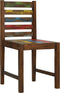 vidaXL - Eetkamerstoelen - 4 - st - massief - gerecycled - hout