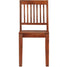 vidaXL - Eetkamerstoelen - 4 - st - massief - mangohout