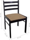 vidaXL - Eetkamerstoelen - 4 - st - massief - rubberwood - en - fluweel - bruin