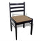vidaXL - Eetkamerstoelen - 4 - st - massief - rubberwood - en - fluweel - bruin