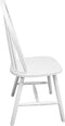 vidaXL - Eetkamerstoelen - 4 - st - massief - rubberwood - wit