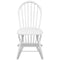 vidaXL - Eetkamerstoelen - 4 - st - massief - rubberwood - wit