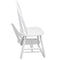 vidaXL - Eetkamerstoelen - 4 - st - massief - rubberwood - wit
