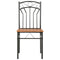 vidaXL - Eetkamerstoelen - 4 - st - MDF - bruin