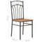 vidaXL - Eetkamerstoelen - 4 - st - MDF - bruin