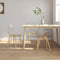 vidaXL - Eetkamerstoelen - 4 - st - PET - transparant