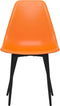 vidaXL - Eetkamerstoelen - 4 - st - PP - oranje