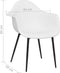vidaXL - Eetkamerstoelen - 4 - st - PP - wit