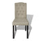 vidaXL - Eetkamerstoelen - 4 - st - stof - camel