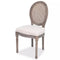 vidaXL - Eetkamerstoelen - 4 - st - stof - crèmekleurig