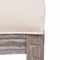 vidaXL - Eetkamerstoelen - 4 - st - stof - crèmekleurig