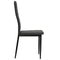 vidaXL - Eetkamerstoelen - 4 - st - stof - donkergrijs