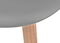 vidaXL - Eetkamerstoelen - 6 - st - kunststof - grijs