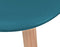 vidaXL - Eetkamerstoelen - 6 - st - kunststof - turquoise
