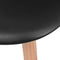 vidaXL - Eetkamerstoelen - 6 - st - kunststof - zwart