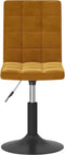 vidaXL - Eetkamerstoelen - draaibaar - 2 - st - fluweel - bruin