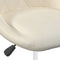 vidaXL Eetkamerstoelen draaibaar 2 st fluweel crèmekleurig