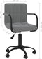 vidaXL - Eetkamerstoelen - draaibaar - 2 - st - fluweel - donkergrijs