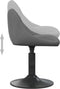 vidaXL Eetkamerstoelen draaibaar 2 st fluweel donkergrijs