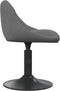 vidaXL Eetkamerstoelen draaibaar 2 st fluweel donkergrijs