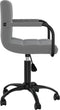 vidaXL - Eetkamerstoelen - draaibaar - 2 - st - fluweel - donkergrijs