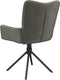 vidaXL - Eetkamerstoelen - draaibaar - 2 - st - fluweel - donkergrijs