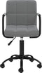 vidaXL - Eetkamerstoelen - draaibaar - 2 - st - fluweel - donkergrijs