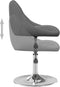 vidaXL - Eetkamerstoelen - draaibaar - 2 - st - fluweel - donkergrijs