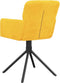 vidaXL - Eetkamerstoelen - draaibaar - 2 - st - fluweel - geel
