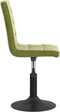 vidaXL - Eetkamerstoelen - draaibaar - 2 - st - fluweel - lichtgroen