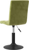 vidaXL - Eetkamerstoelen - draaibaar - 2 - st - fluweel - lichtgroen