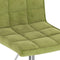 vidaXL - Eetkamerstoelen - draaibaar - 2 - st - fluweel - lichtgroen