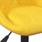 vidaXL Eetkamerstoelen draaibaar 2 st fluweel mosterdgeel