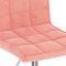 vidaXL - Eetkamerstoelen - draaibaar - 2 - st - fluweel - roze
