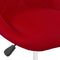 vidaXL - Eetkamerstoelen - draaibaar - 2 - st - fluweel - wijnrood