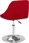vidaXL - Eetkamerstoelen - draaibaar - 2 - st - fluweel - wijnrood