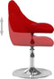 vidaXL - Eetkamerstoelen - draaibaar - 2 - st - fluweel - wijnrood