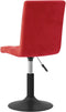 vidaXL - Eetkamerstoelen - draaibaar - 2 - st - fluweel - wijnrood