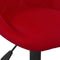vidaXL - Eetkamerstoelen - draaibaar - 2 - st - fluweel - wijnrood
