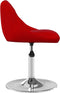 vidaXL - Eetkamerstoelen - draaibaar - 2 - st - fluweel - wijnrood
