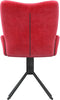 vidaXL - Eetkamerstoelen - draaibaar - 2 - st - fluweel - wijnrood