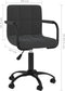 vidaXL - Eetkamerstoelen - draaibaar - 2 - st - fluweel - zwart