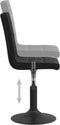 vidaXL - Eetkamerstoelen - draaibaar - 2 - st - fluweel - zwart