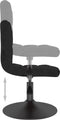 vidaXL - Eetkamerstoelen - draaibaar - 2 - st - fluweel - zwart