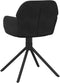 vidaXL - Eetkamerstoelen - draaibaar - 2 - st - fluweel - zwart