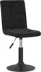 vidaXL - Eetkamerstoelen - draaibaar - 2 - st - fluweel - zwart
